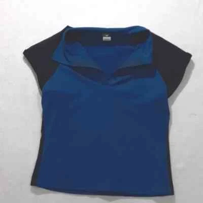 Cheetah Camisa Atlética Mujer Talla Grande Azul Negro Foto 1 de 4