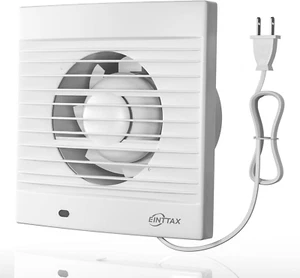 4 Inch Wall Mount Bathroom Exhaust Fan, Plug in Wall Exhaust Fan, 12W 77 CFM Bat - Picture 1 of 12