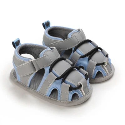 Newborn Girls sandals Boy shoes Outdoor Walking shoes Breathable First toddler - Image 1 of 4