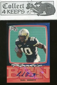 2008 Topps Rookie Progression Autograph #PSS-EB Earl Bennett RC - Picture 1 of 2