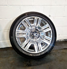 X4 22" ROLLS ROYCE CHROME ALLOY WHEELS W/ CONTISPORTCONTACT5 TYRES BARELY USED