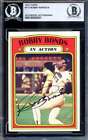 Bobby Bonds Beckett BAS Signed 1972 Topps In Action Autograph