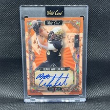 Blake Whiteheart 2023 Wild Card Crystal Holo Orange 1/5 Auto RC Wake Forest
