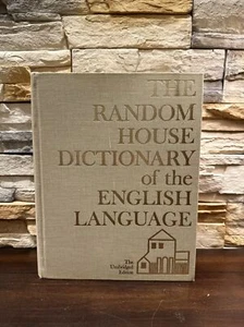 The Random House Dictionary of the English Language Unabridged 1966 Large Book - Picture 1 of 15