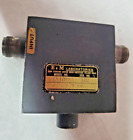 E&M Laboratories LS10T-45 isolator L-band 1.5-2.3 GHz N  tested analyzer plots