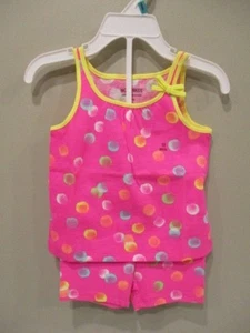 Camiseta sin mangas y pantalones cortos de verano para niñas WonderKids 2 piezas para bebé talla 12 Mth nuevo con etiquetas - Imagen 1 de 5