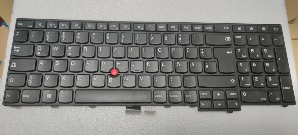 German Keyboard for Lenovo ThinkPad T540 W540 W550 T550 T560 L540 E540 E545 E531 - Image 1 of 1