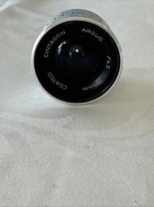 STEINHEIL ARGUS CINTAGON 35MM F/4.5 LENS W HOOD & CASE FOR ARGUS C44 CLEAN GLASS - Picture 1 of 7