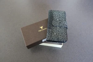 Piel Frama Black Lizard Leather Case for Apple iPhone 13 Pro Max #108 - Picture 1 of 11