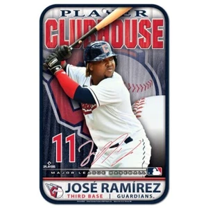 JOSE RAMIREZ CLEVELAND GUARDIANS CLUBHOUSE 11"X17" PLASTIC SIGN DURABLE POSTER - Picture 1 of 1