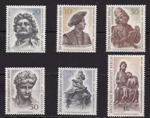 BERLIN GERMANY #9N256-9N261 MNH BERLIN ART TREASURES - Picture 1 of 1