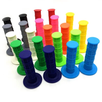 Universal Waffle Motorcycle Dirt Bike Pit Grips 7/8" 22mm Handlebar - Image 1 of 4