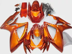 Kit de carenado por inyección de plástico ABS naranja quemado 2006 GSXR600 GSXR750 naranja quemado - Imagen 1 de 7