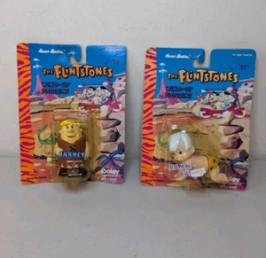 Juego De 2 Caminantes De Colección Hanna Barbera Picapiedra Windup Barney Bamm Bamm 1994 - Imagen 1 de 6