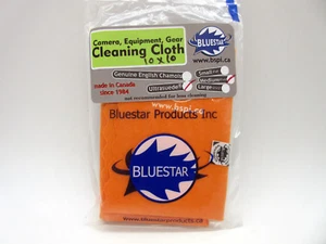 "Nuevo Bluestar Color Naranja Ultrasuede Equipo Tela de Limpieza Mediana 10"" x 10" - Imagen 1 de 3