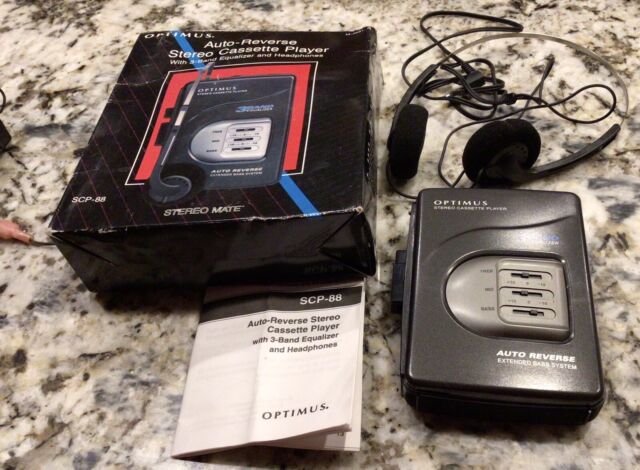 Vintage Radio Shack Optimus SCP-88 Stereo Cassette Player Walkman