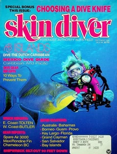 Skin Diver Magazine Mexico Dive Guide & Dive Knives September 1990 052522RNON - Imagen 1 de 2