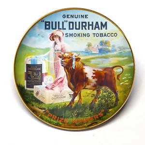 Bull Durham Tobacco Advertising Pocket Mirror Vintage Style - Picture 1 of 2