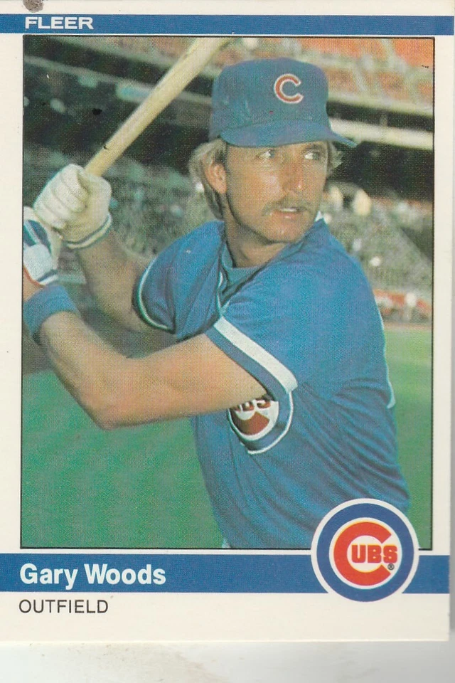 FREE SHIPPING-MINT-1984 Fleer #507 Gary Woods Cubs PLUS BONUS CARDS - Image 1 of 1