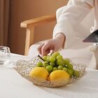 Nordic-style Snack Plate Gold Fruit Bowl Modern Fruit Storage Tray  Kitchen