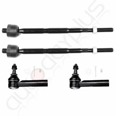 4pcs Suspension Kit Inner & Outer Tie Rod End Links for 2010-2013 GMC TERRAIN - Imagem 1 de 4
