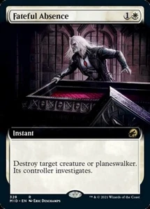 Fateful Absence x1 1x LÁMINA Arte Extendido Innistrad: Midnight Hunt Casi Nuevo Magic The Gathering - Imagen 1 de 1