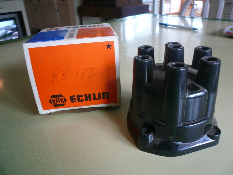 Tapa de distribuidor RR 183 NOS Echlin NAPA 1973-75 GMC AMC Jeep Chevy 6 cilindros Foto 1 de 1