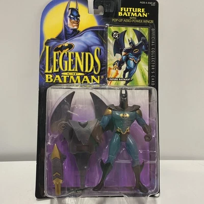 1994 Legends Of Batman FUTURE BATMAN w/ Pop-Up AeroPower Wings Action Figure New - Image 1 of 4