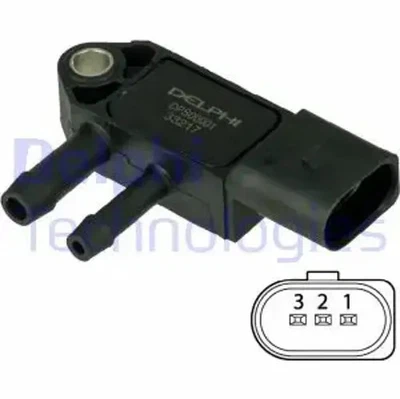 Sensor de presión de gases de escape DPS00001 DELPHI para VW SEAT SKODA AUDI - Imagen 1 de 4