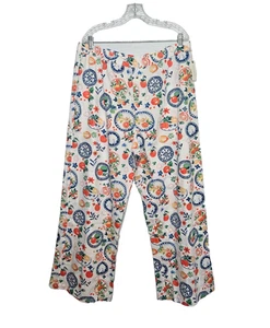 ANTHROPOLOGIE Cloud Flannel Pajama Pants Womens XL Lounge 100% Cotton $78 - Picture 1 of 7
