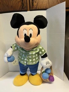Porche Greeter puerta de Pascua Mickey Mouse Disney 23" con cesta de Pascua y huevos. - Imagen 1 de 2