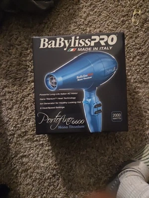 BaBylissPro Nano Titanium Porfoting 6600 Nano Titanium Hair Dryer 2000 watts - Image 1 of 4