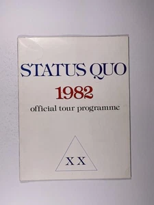 Status Quo Francis Rossi Programme Original Official Booklet XX UK Tour 1982 - Picture 1 of 13