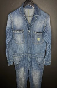 $398 Ralph Lauren Denim Supply Small Blue Mechanic Jumpsuit Overall RRL Polo XS - Picture 1 of 5