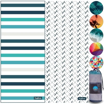 Toalla de playa de microfibra Youphoria de secado rápido - Toalla de playa sin arena - Embalable... Foto 1 de 4