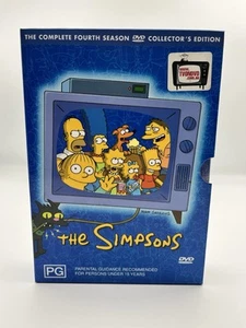 The Simpsons Complete Fourth Season Collector's Edition 4 DVD Disc Set Boxed - Picture 1 of 4