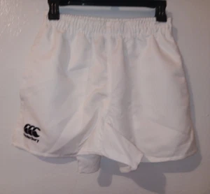 Herren Canterbury Professional Polyester Rugby Short Gr. M, Weiß Neu - Bild 1 von 5