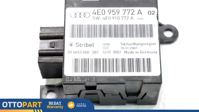 Control de ventilación del asiento delantero Audi A8L A8 Quattro 2004-2010 4E0-959-772-A OEM Foto 1 de 4