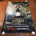 Matilda The Musical 2022 Netflix Original  Bus Shelter Busstop Poster 48X70inch.