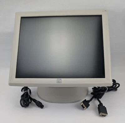 ELO Touchsystems 17" Touchscreen VGA Monitor & Stand USB ET1715L-8CWA-1-RHMK-G - Image 1 of 4