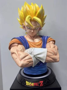 New 88cm Budokai DBZ vegito 1/1 Scale Resin Bust Statue Blonde GK - Picture 1 of 4