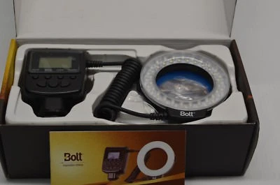 Bolt VM-110 LED Macro Ring Light 4 Light modes 4 Diffusers VM110  - Image 1 of 2