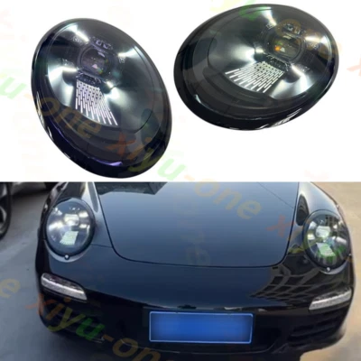 For Porsche 911 997 2005-2012 Left&Right LED Matrix Laser Headlight Upgrade Assy - Imagem 1 de 4