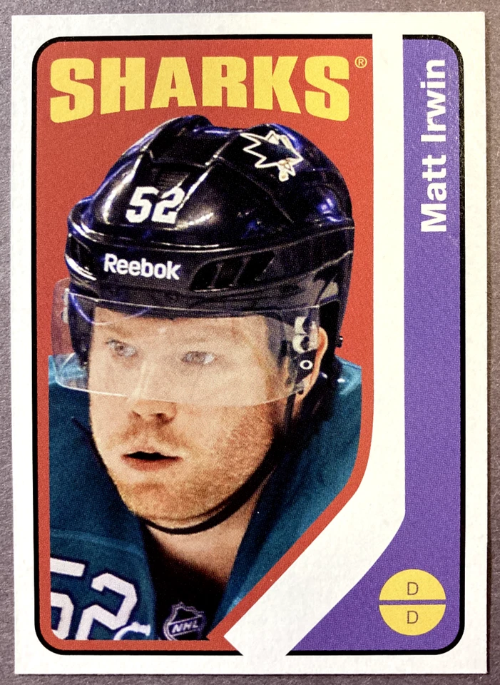 2014-15 O-Pee-Chee Retro Parallel #105 Matt Irwin San Jose Sharks - Image 1 of 1