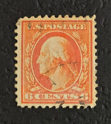U.S. STAMP SCOTT #506 6C WASHINGTON, USED VF - Image 1 of 4