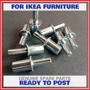 IKEA LIATORP REGALSTÜTZEN PINS 114258 NEUE OFFIZIELLE TEILE X8 - Bild 1 von 2