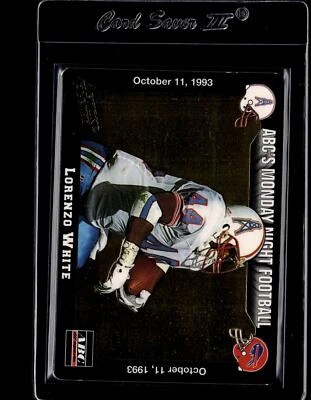 1993 Action Packed Monday Night Football #22 Lorenzo White - Image 1 of 2