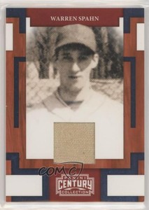 2010 Panini Century Collection Materials Jerseys /250 Warren Spahn #89 HOF