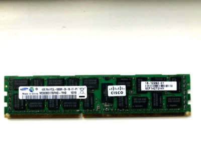 Lot Of 32 Samsung 4GB 2RX4 PC3L-10600R DDR3-1333MHZ ECC M393B5170FH0-YH9 - Image 1 of 2