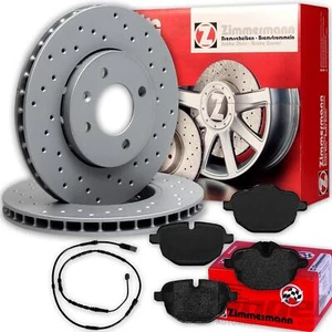 Zimmermann SPORT BREMSSCHEIBEN + BELÄGE HINTEN passend für BMW X3 F25 + X4 F26 - Afbeelding 1 van 4
